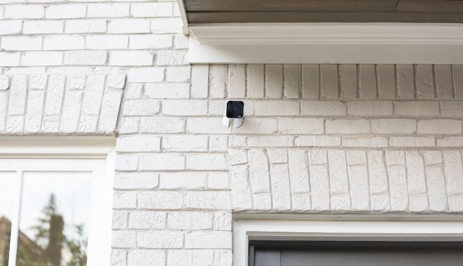 ADT outdoor camera on a Ogden home